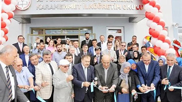 Karamehmet İlköğretim Okulu törenle açıldı