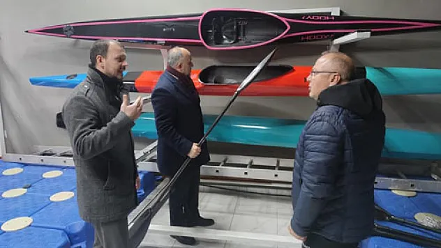 Kasapoğlu Kano tesisini inceledi