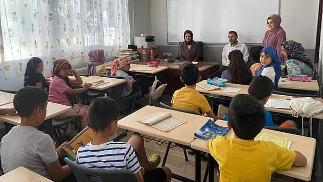 Kaymakam Gizem Bayguş'tan Kur'an Kursu Öğrencilerine Ziyaret