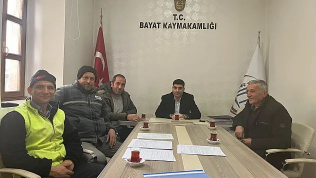 Kaymakam Öztürk'ten Ekiplerle Sabah Çayı