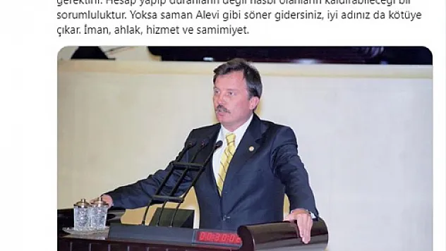 Koçak’tan  “samimiyet” mesajı