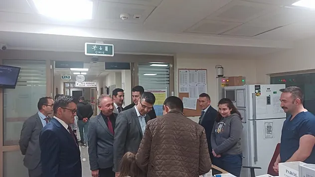 Korkmaz, nöbetçi personellerle iftar yaptı