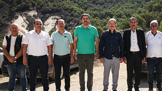 Köy Yangınına Vekil Desteği: Taytak Olay Yerinde