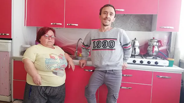 Kubaş çifti, boylarına göre mutfak hayaline kavuştu