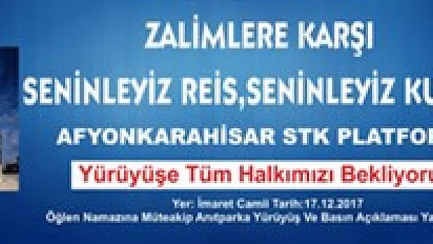Kudüs ve Reis'e destek daveti