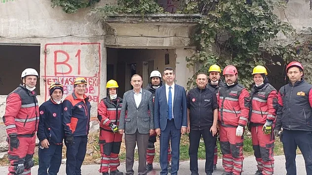Kütahya'da 181 Kilometrekarelik Alanda Deprem Tatbikatı