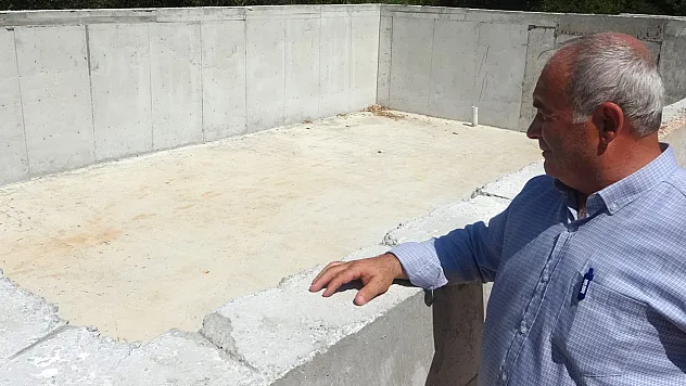 Kütahya'da Yangına Müdahale Ve Sulama Amaçlı 450 Tonluk Su Havuzu Yapıldı