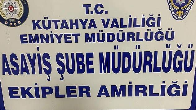 Kütahya'da 150 şahıs ve 75 aracın GBT kontrolü ve denetimi yapıldı