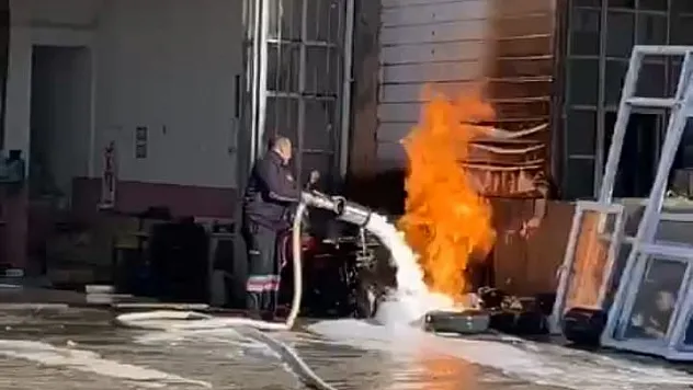 LPG tankı değişimi sırasında patlama yaşandı