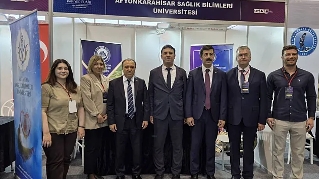 Marmara Bölgesi Kariyer Fuarında AFSÜ Standına Yoğun İlgi