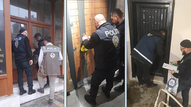 Masaj Salonları Fuhuş Nedeniyle Mühürlendi