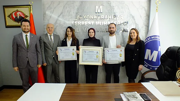 Mesleğe Yeni Adım Atan Mali Müşavirlere Ruhsatları Verildi