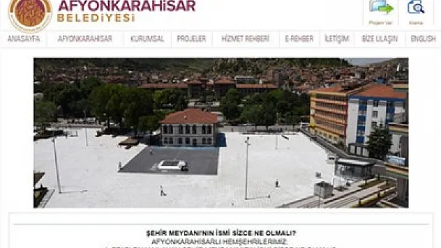 Meydan ismi için tekrar anket düzenlendi