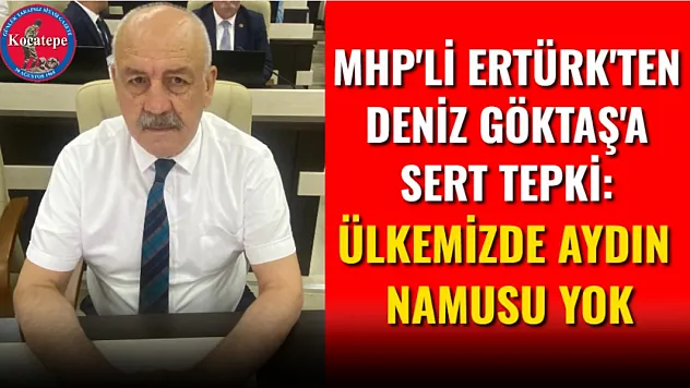 MHP'li Ertürk'ten Deniz Göktaş'a Sert Tepki: Ülkemizde Aydın Namusu Yok