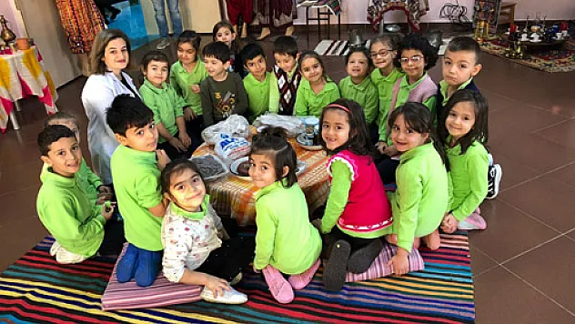 Minik öğrenciler yerli malı sergisi açtı