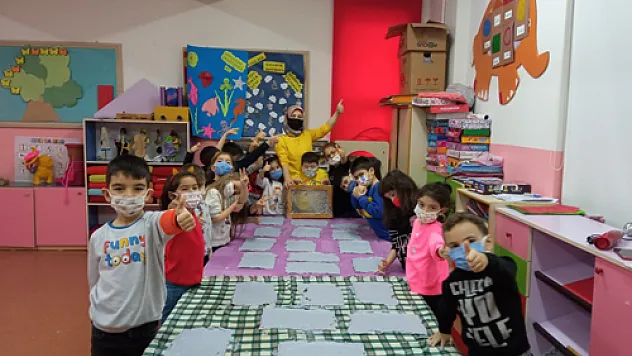 Miniklerden geri dönüşüme örnek katkı