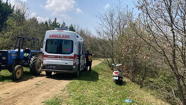Motosikletin Devrilmesi Sonucu Meydana Gelen Trafik Kazasında 2 Kişi Yaralandı