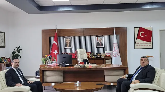 Müdür Kahraman'dan, Müdür Sünnetci'ye Ziyaret