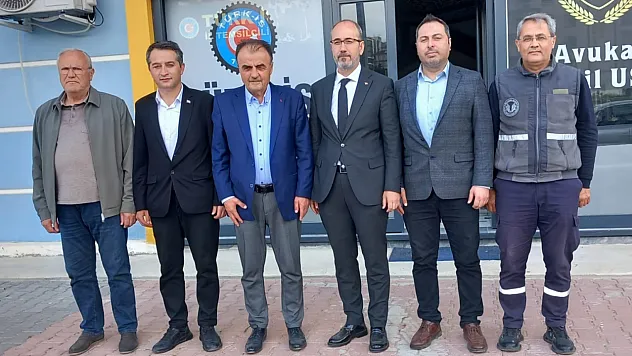 Müdür Öztürk'ten, Sendikacı Uslu'ya Ziyaret