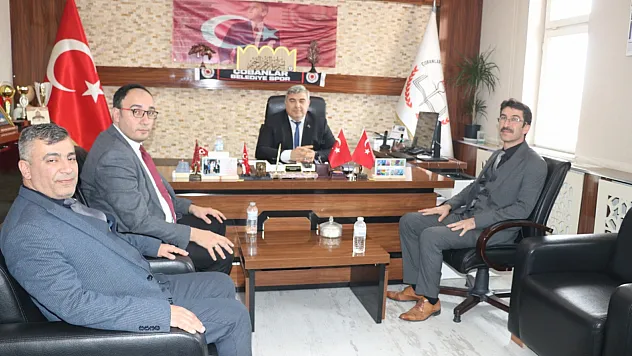 Müdür Sünnetci, Çobanlar'da Ziyaretlerde Bulundu