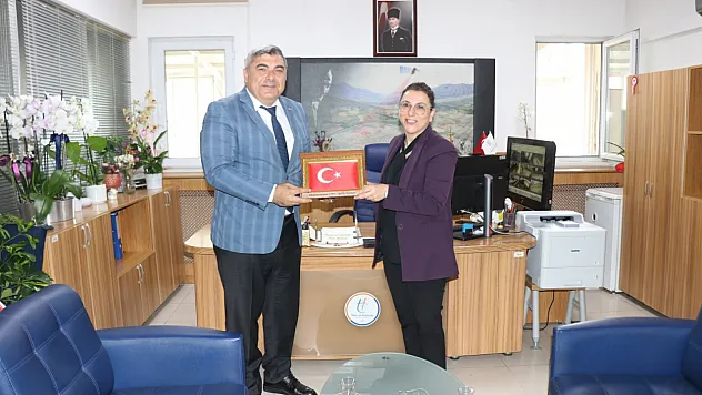 Müdür Sünnetci'den, Müdür Cengiz'e Ziyaret