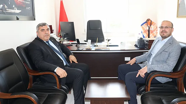Müdür Sünnetci, Evciler'de Temaslarda Bulundu