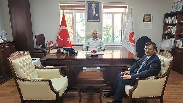 Müftü İmamoğlu, Eski Vaiz Yeni İlçe Müftüsünü Kabul Etti