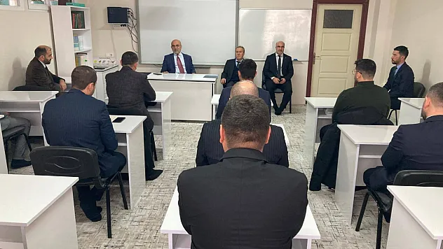 Müftü İmamoğlu, Personelle Kursta Biraya Geldi
