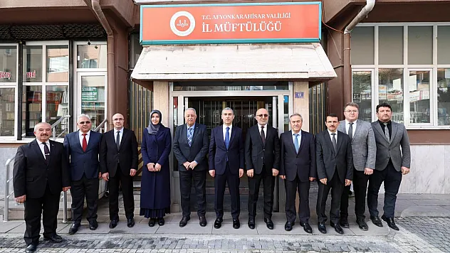 Müftü İmamoğlu, Vali Aktaş'a Din Hizmetlerini Anlattı