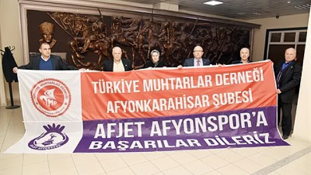 Muhtarlardan Jetlere destek – Kocatepe Gazetesi