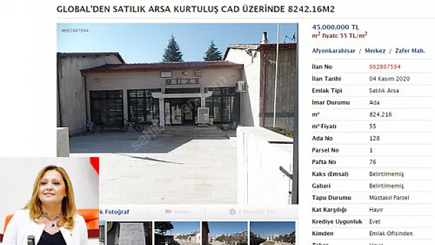 'Müzeyi internetten satışa kim çıkardı?'