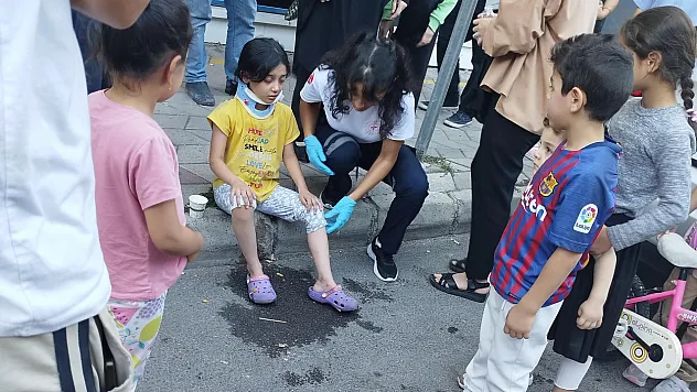Okul Önünde Kaza, 1 Çocuk Yaralı
