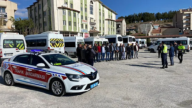 Okul servisleri denetlendi