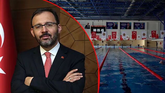 Olimpik Yüzme Havuzunu Yarın Eski Bakan Kasapoğlu Açacak