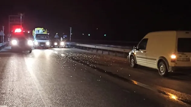 Otomobil ile kamyon çarpıştı: 1 ölü, 2 yaralı