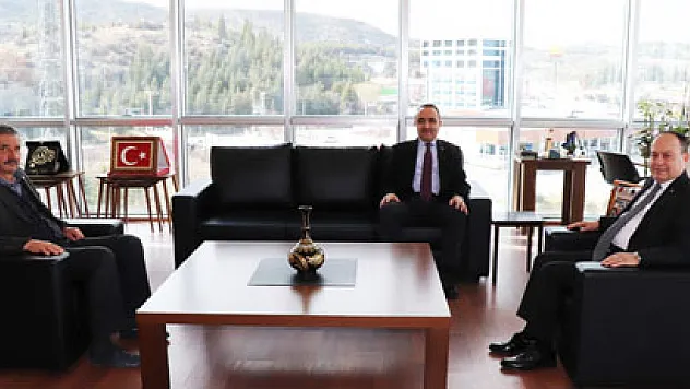 Özkaldı'dan ATSO'ya ziyaret