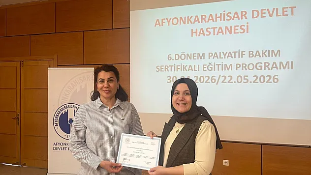 Palyatif Bakım Hemşireliği Sertifika Töreni Yapıldı