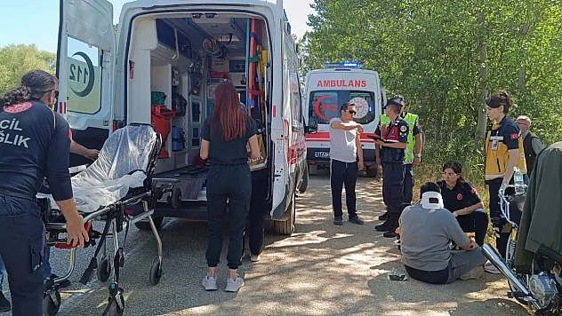 Pazaryeri'nde motosiklet kazası: 1 yaralı