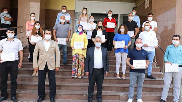 Personel teşekkür belgesi ile ödüllendirildi