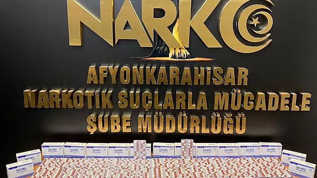 Polis 826 adet sentetik uyuşturucu hap ele geçirdi