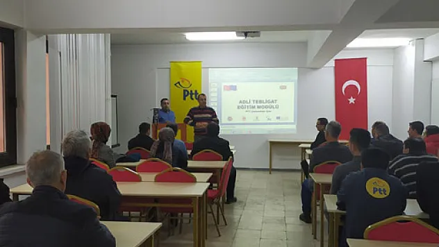 Posta dağıtılıcılarına eğitim verildi