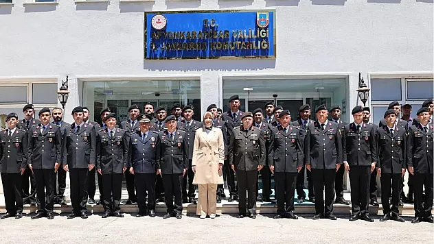 Protokol Jandarma Teşkilatı İle Bayramlaştı