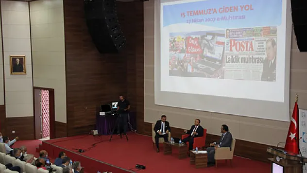 Rektör Karakaş TOGÜ'de '15 Temmuz Direniş Destanı'nı anlattı