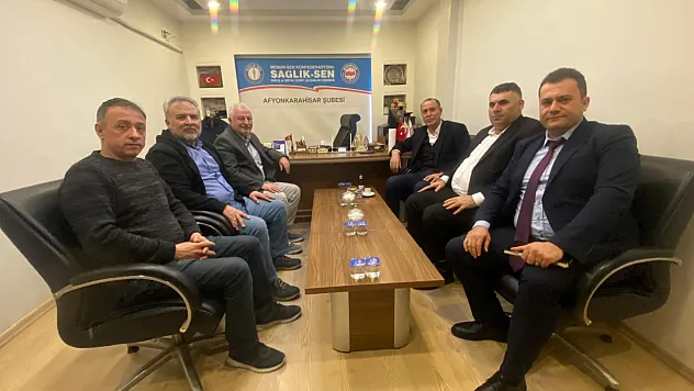 Sağlık-Sen'den Başhekim Acar'a Teşekkür