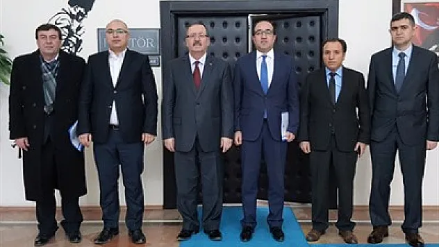 Sandıklı heyeti, AKÜ'yü ziyaret etti