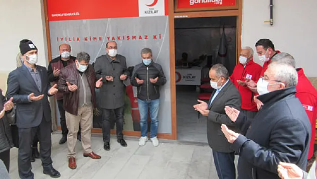 Sandıklı’da Türk Kızılay Şubesi açıldı