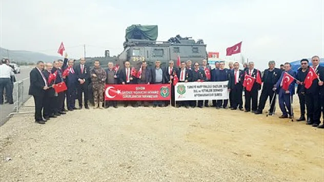 Şehit aileleri ve Gazilerden Afrin harekatına destek