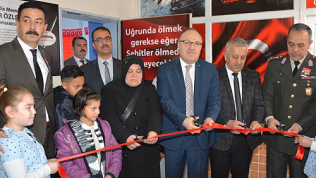 Şehit Özlem’in ismi kütüphanede yaşayacak