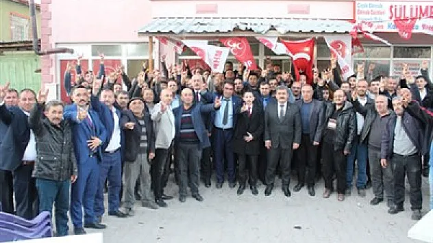 Serdaroğlu, Sülümenli'de MHP'ye destek istedi