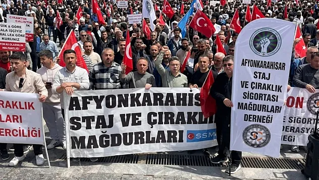 Staj ve Çıraklık Mağdurları Başkent'ten Seslendi